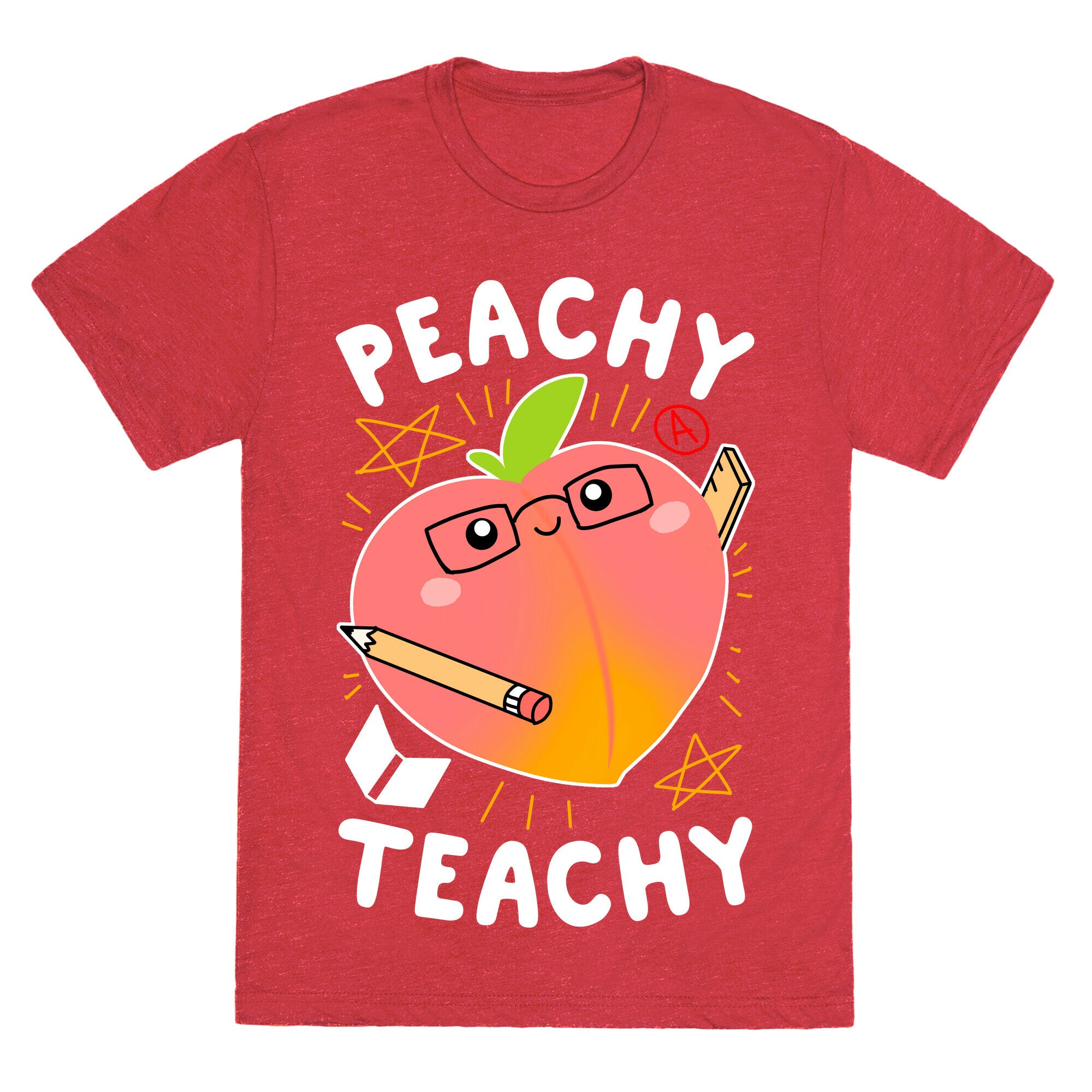 Peachy Teachy Unisex Triblend Tee